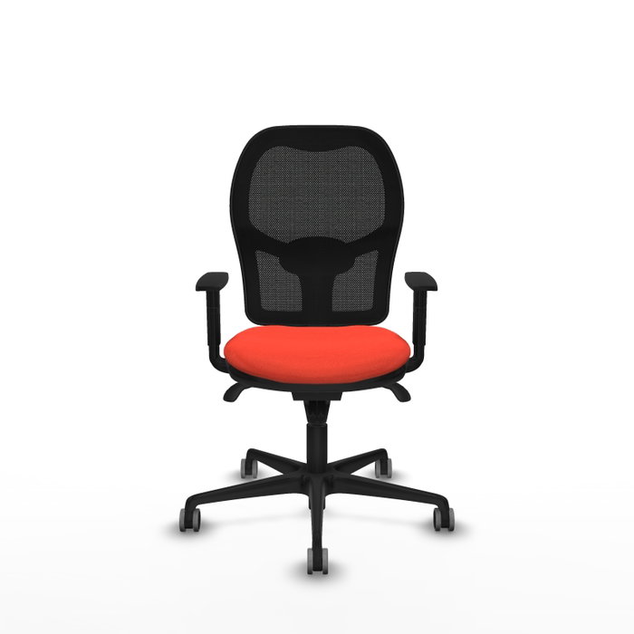 PIQUERAS Y CRESPO Silla de oficina Jorquera Naranja oscuro y Negro