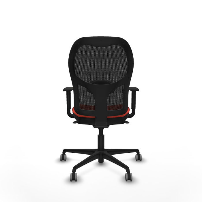 PIQUERAS Y CRESPO Silla de oficina Jorquera Naranja oscuro y Negro