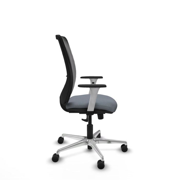 PIQUERAS Y CRESPO Silla de oficina Zulema con mecanismo Sincro, Gris y Negro PIQUERAS Y CRESPO Silla de oficina Zulema con mecanismo Sincro, Gris y Negro