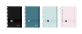 Agenda Escolar (2026-27) Oxford Live&Go Espiral Tapa Pp Con Goma 8º S/V Surtido (4 Col.)
