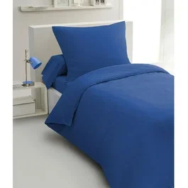 Home Linge Passion Juego de edredón de 2 piezas HP72074 Microfibra 82 g - 140 x 200 cm Azul