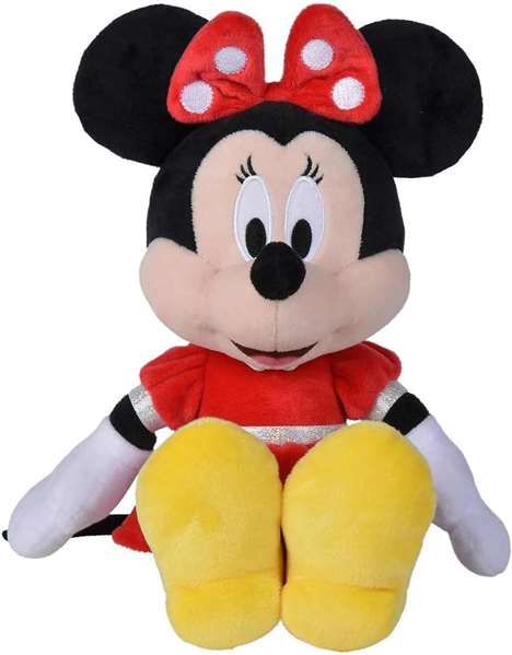 Simba Peluche Minnie con Vestido Rojo 35 cm