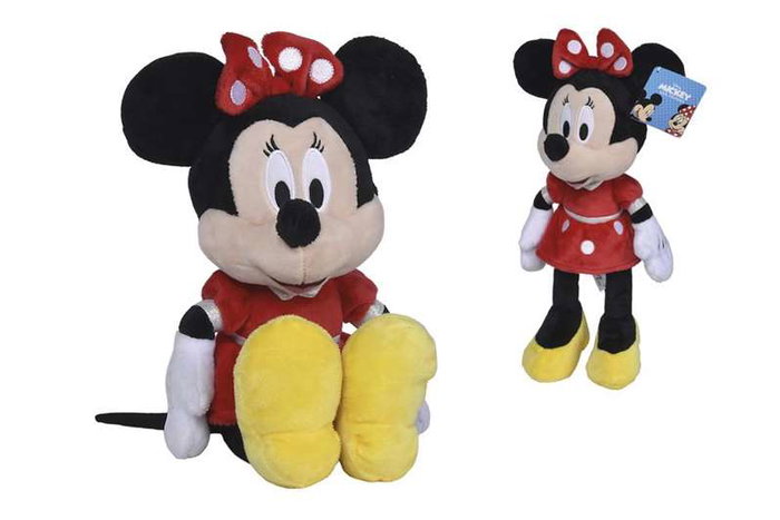 Simba Peluche Minnie con Vestido Rojo 35 cm