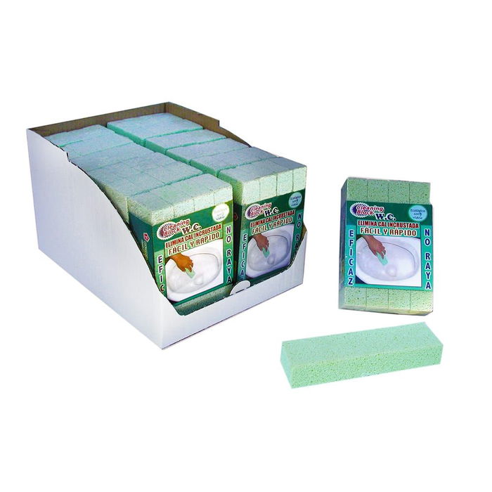 Clean Mat wc pro Cleaning block pack 12x4 uds Limpieza wc Antical Sin químicos 15x4,5x2,5 cm Clean Mat wc pro Cleaning block pack 12x4 uds Limpieza wc Antical Sin químicos 15x4,5x2,5 cm