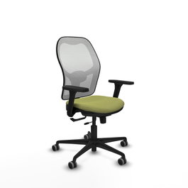 PIQUERAS Y CRESPO Silla de oficina Jorquera Verde oliva con mecanismo Sincro/Traslack