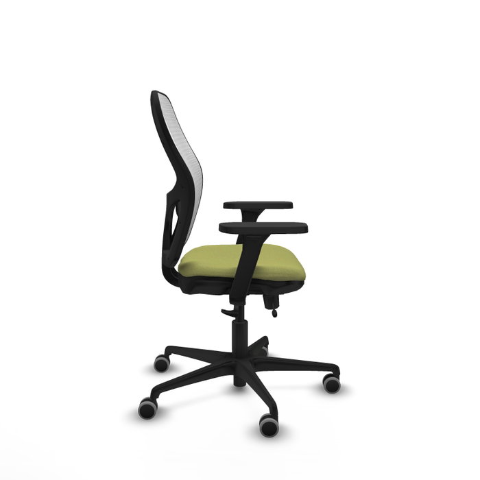 PIQUERAS Y CRESPO Silla de oficina Jorquera Verde oliva con mecanismo Sincro/Traslack