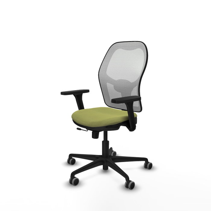 PIQUERAS Y CRESPO Silla de oficina Jorquera Verde oliva con mecanismo Sincro/Traslack