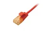 Equip 626204 Cable de Red Cat6a Slim U/UTP para 10 Gigabit Ethernet y PoE+, 1.5 Metros, Conectores RJ45 Macho, Color Rojo, LSZH (Libre de Halógenos)
