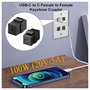 EQUIP Módulo Keystone-Koppler USB 3.2 Gen2 USB-C a USB-C 769404