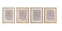 DKD Home Decor Marco de Foto 13x18 MDF Abstract 4 Surtido