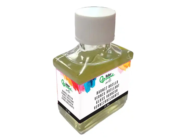 Liderpapel Barniz acabado brillante para pintura bote de 75 ml