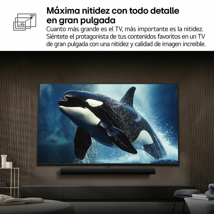 LG Smart TV 75 pulgadas 4K Ultra HD UHD AI 75UA75006LA Negro