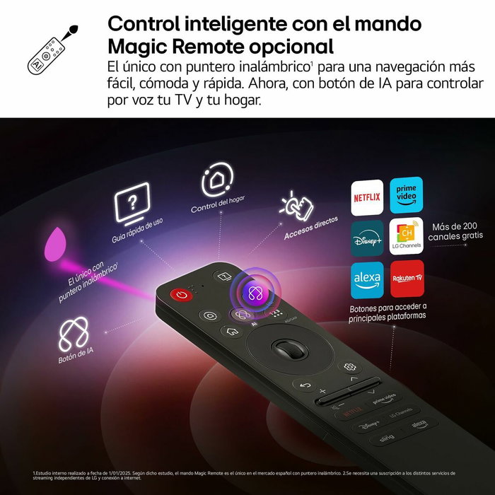 LG Smart TV 75 pulgadas 4K Ultra HD UHD AI 75UA75006LA Negro