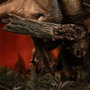 Iron Studios Parque Jurásico Estatua 1/20 Demi Art Scale T-Rex Chase