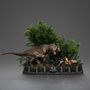 Iron Studios Parque Jurásico Estatua 1/20 Demi Art Scale T-Rex Chase