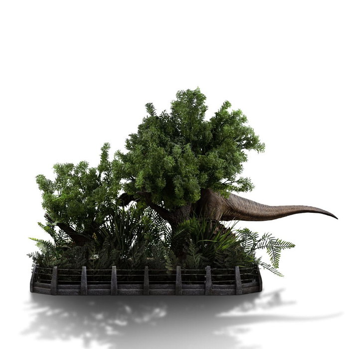 Iron Studios Parque Jurásico Estatua 1/20 Demi Art Scale T-Rex Chase Iron Studios Parque Jurásico Estatua 1/20 Demi Art Scale T-Rex Chase