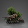 Iron Studios Parque Jurásico Estatua 1/20 Demi Art Scale T-Rex Chase