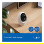 TP-Link Tapo C260 Cámara de Seguridad IP 8MP 4K Interior, Visión Nocturna 12m, Detección IA, Conexión WiFi, Compatible con Alexa y Google Assistant, Blanco