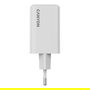 Canyon CU65ACC Cargador GaN 65W, 2 Puertos USB-C PD y 1 USB-A, Carga Rápida para Portátil/Smartphone, Enchufe UE, Blanco