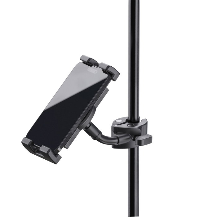 K&M 19764 Soporte para Smartphone y Tablet en Negro