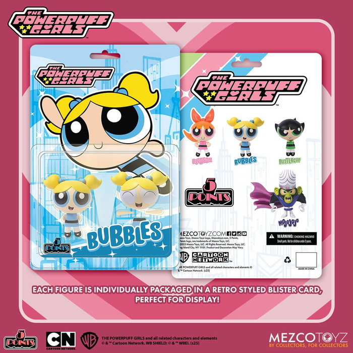 Mezco Toys The Powerpuff Girls Figuras 5 Points 10 cm Surtido (16)