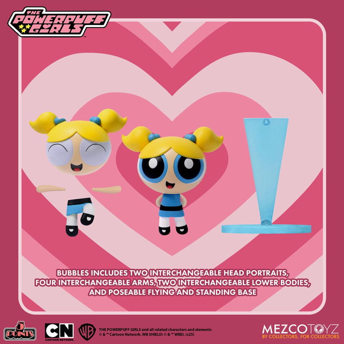 Mezco Toys The Powerpuff Girls Figuras 5 Points 10 cm Surtido (16)