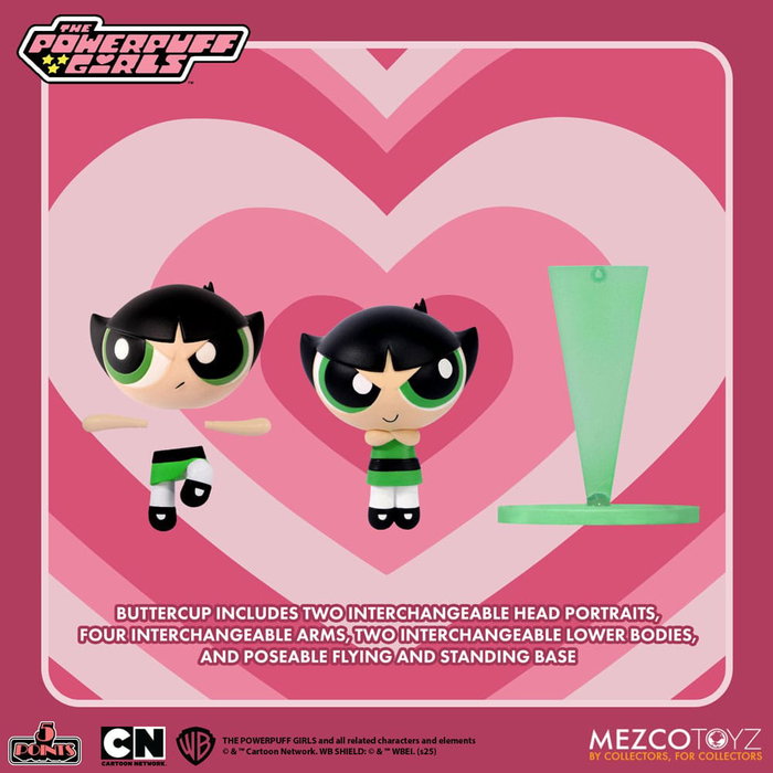 Mezco Toys The Powerpuff Girls Figuras 5 Points 10 cm Surtido (16)