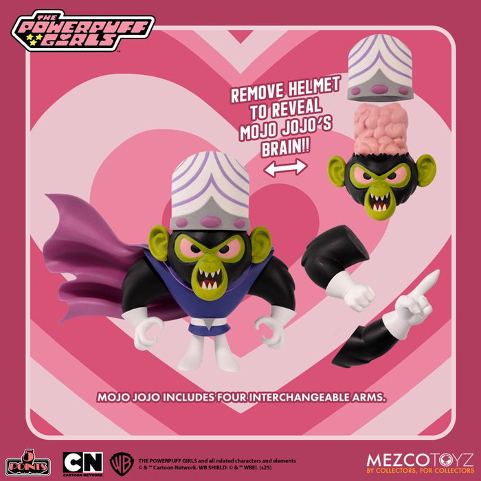 Mezco Toys The Powerpuff Girls Figuras 5 Points 10 cm Surtido (16)