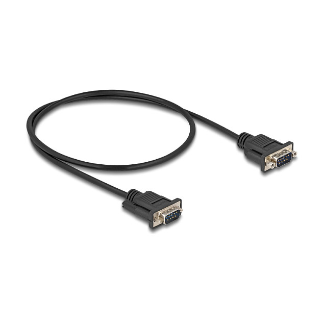 DeLOCK Cable serie RS-232 D-Sub9 macho a macho 0,5 m DeLOCK Cable serie RS-232 D-Sub9 macho a macho 0,5 m