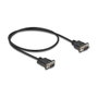 DeLOCK Cable serie RS-232 D-Sub9 macho a macho 0,5 m