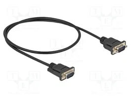 DeLOCK Cable serie RS-232 D-Sub9 macho a macho 0,5 m