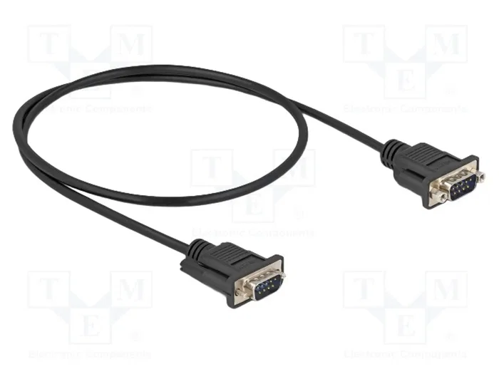 DeLOCK Cable serie RS-232 D-Sub9 macho a macho 0,5 m DeLOCK Cable serie RS-232 D-Sub9 macho a macho 0,5 m