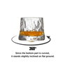 Hermia Small 7 Set de 2 Copas de Whisky de Vidrio Borosilicatado, 160 ml