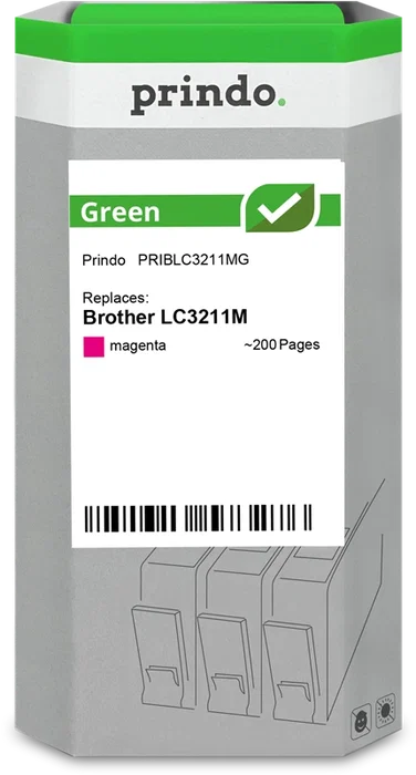 Prindo Cartucho de tinta magenta PRIBLC3211MG Green Prindo Cartucho de tinta magenta PRIBLC3211MG Green