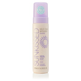 SUNKISSED Self-Tan Mousse Dark Fragancia Coco 200ml