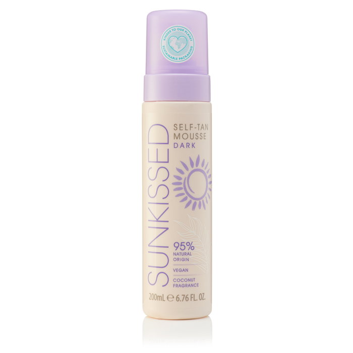 SUNKISSED Self-Tan Mousse Dark Fragancia Coco 200ml