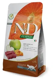Farmina N&D Cat Pumpkin Venado 1.5 kg Alimento para Gatos Adultos sin Cereales
