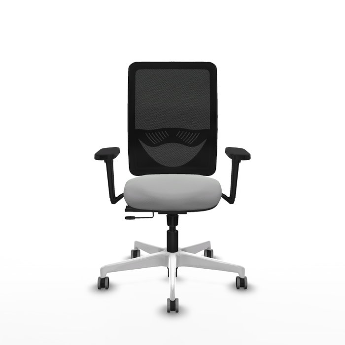 PIQUERAS Y CRESPO Silla de oficina Zulema Gris claro y Negro PIQUERAS Y CRESPO Silla de oficina Zulema Gris claro y Negro