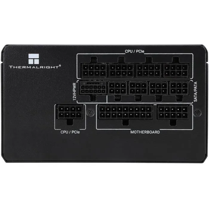 Thermalright Fuente de Alimentación TG1000 1000W 80+ Gold ATX3.0 Modular PCI-E 5.0 Negra para PC