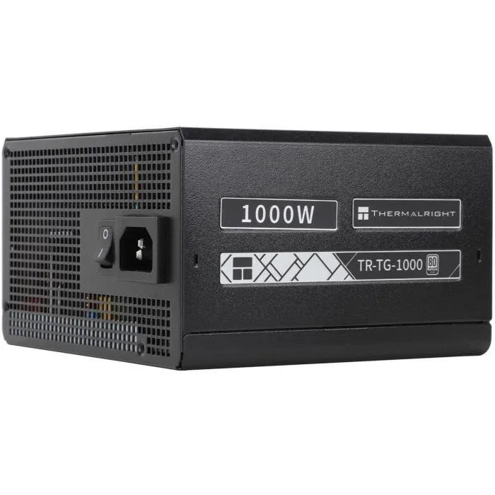Thermalright Fuente de Alimentación TG1000 1000W 80+ Gold ATX3.0 Modular PCI-E 5.0 Negra para PC