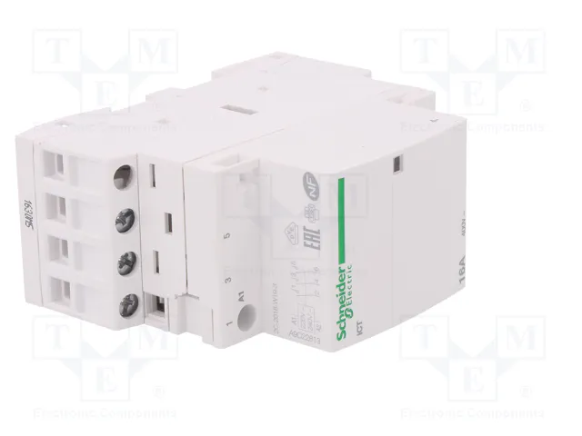 SCHNEIDER ELECTRIC Contactor ICT 3-polar 16A 230-240VAC NO x3