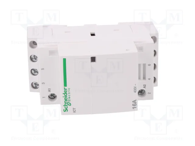 SCHNEIDER ELECTRIC Contactor ICT 3-polar 16A 230-240VAC NO x3