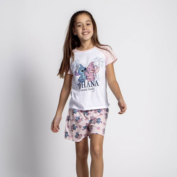 Cerdá Pijama Corto Single Jersey Stitch 14 Años - PINK