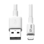Tripp Lite M100-006-WH Cable USB A a Lightning de 1.83 m (6 pies) para Sincronización y Carga, Certificado MFi, Blanco, Compatible con iPhone, iPad, iPod
