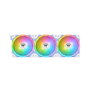 Thermaltake SWAFAN EX14 ARGB Pack de 3 ventiladores de 140 mm Hidrangea Blue TT Premium Edition Blanco