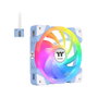 Thermaltake SWAFAN EX14 ARGB Pack de 3 ventiladores de 140 mm Hidrangea Blue TT Premium Edition Blanco