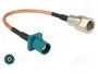 DeLOCK Cable de antena FAKRA Z a FME RG-316 15 cm