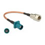 DeLOCK Cable de antena FAKRA Z a FME RG-316 15 cm