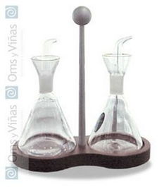 Trebol Vinagrera Antigoteo 2 Piezas para Aceite y Vinagre