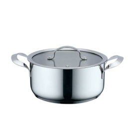 Haeger Olla Inoxidable 24 cm, 24 Horas de Cocción